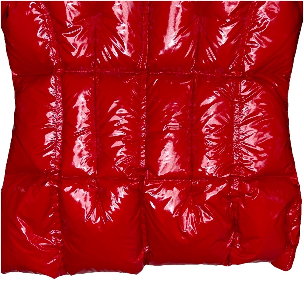 SAM. Freestyle Down Puffer Jacket XS Gorp Ski Quilted Outdoor Glossy Zip Cherry - Picture 6 of 12